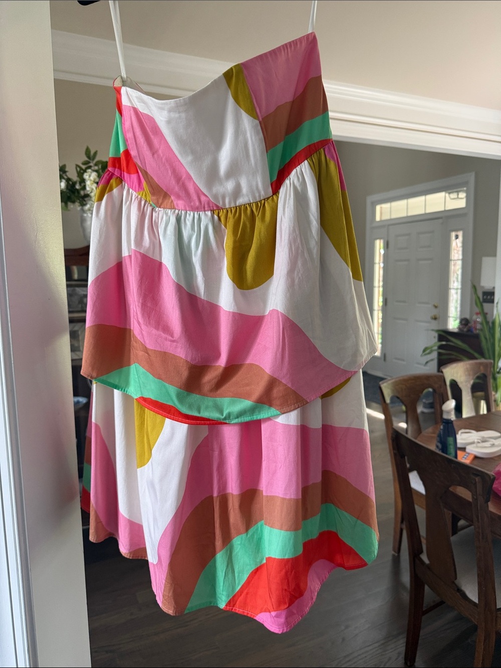 CROSBY by Mollie Burch Colorful Strapless Dress - Picture 1 of 5